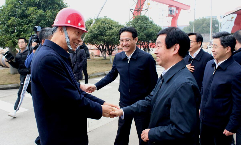 常州市委书记齐家滨一行来mg不朽情缘电缆调研