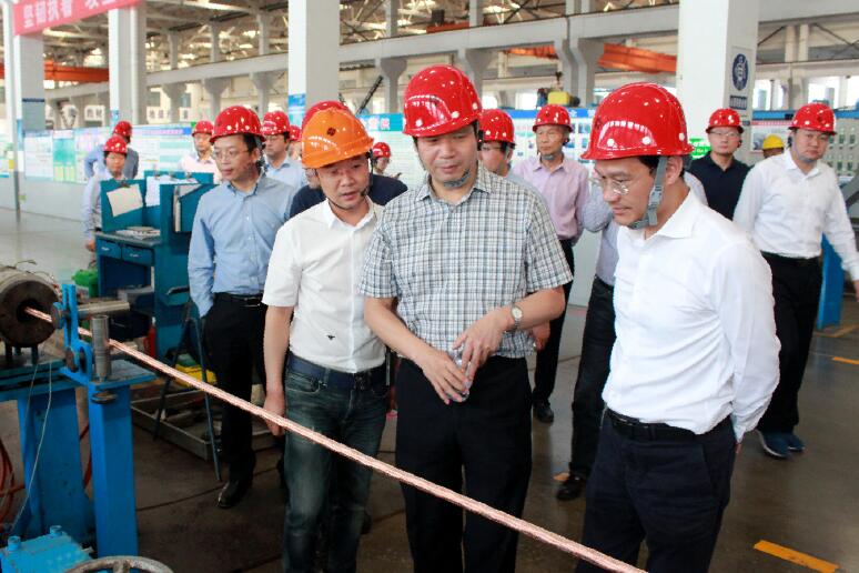 南京航空航天大学党委书记郑永安一行来mg不朽情缘电缆旅行