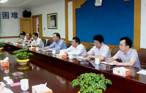 溧阳市政协等向导来mg不朽情缘电缆调研