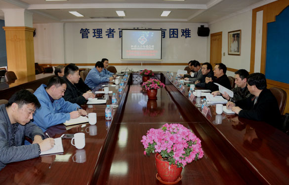 省安监局喻鸿斌副局长一行来mg不朽情缘集团审核清静文化建设树模企业建设事情