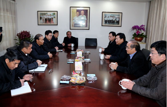 溧阳市委书记盛建良一行来mg不朽情缘集团走访慰问