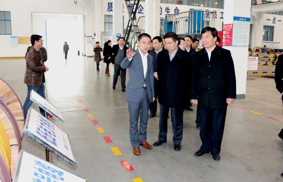 常州市高新区党工委书记张东海一行来mg不朽情缘集团调研