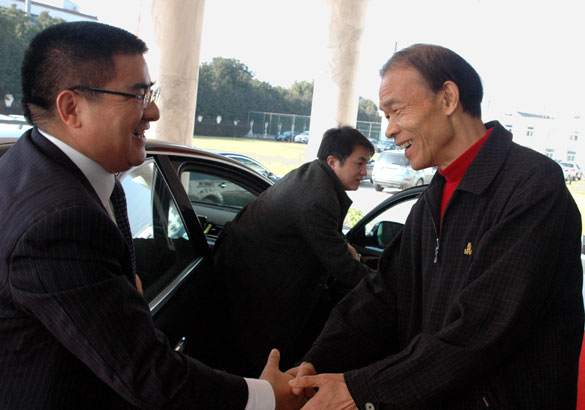 中国首善陈光标先生来访mg不朽情缘集团