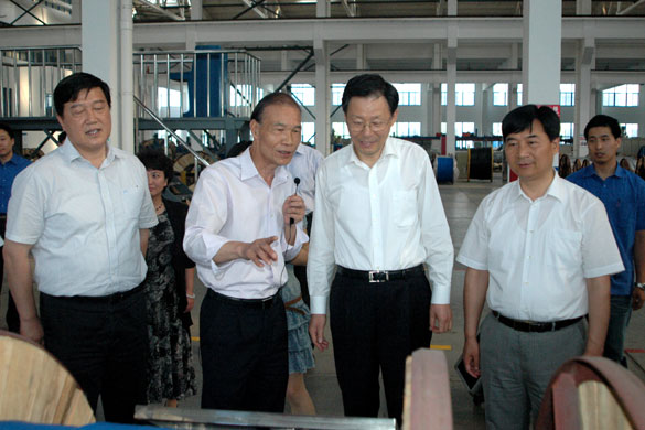 江苏省省长李学勇来mg不朽情缘视察