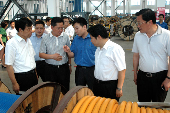 邳州市党政代表团来mg不朽情缘集团旅行考察