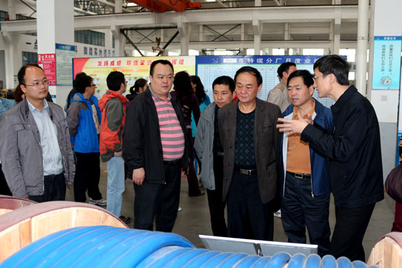 4月25日，，，，，常州市发改委向导一行30余人来mg不朽情缘电缆旅行