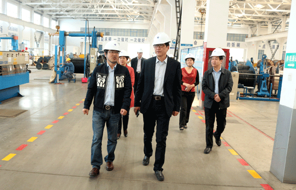 11月6日，，，，，陕西省长武县考察团来mg不朽情缘电缆旅行交流