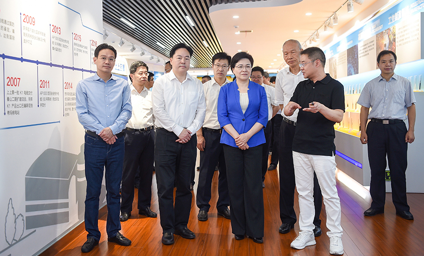 江苏省委常委、南京市委书记韩立明来mg不朽情缘电缆调研