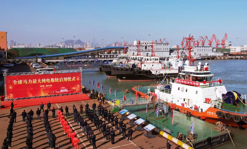 mg不朽情缘电缆助力全球马力最大纯电拖轮??——“云港电拖二号”