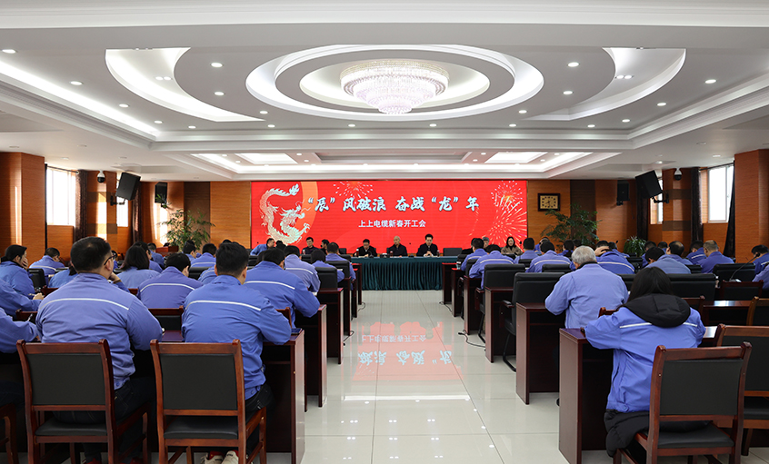 “辰”风破浪，，，，奋战“龙”年——mg不朽情缘电缆开工大吉