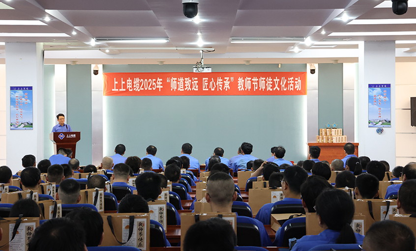 师道致远 匠心传承  mg不朽情缘电缆2025年西席节“师徒文化”建设活动顺遂举行