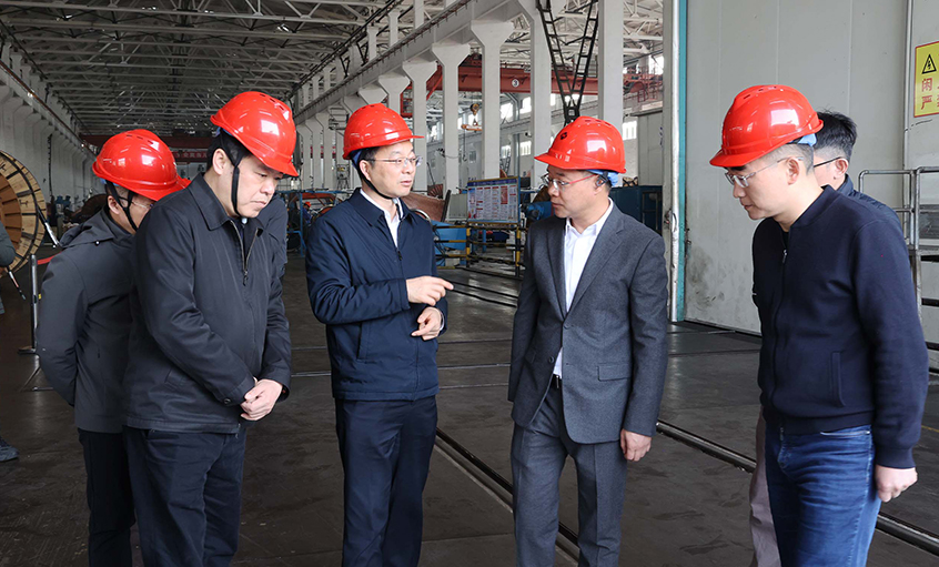 常州市委副书记、市长周伟一行走访mg不朽情缘电缆